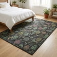 thumbnail image 6 of Kzaei 5'x7' Area Rug for Living Room, Washable Soft Rug with Non-Slip Backing, Large Floral Vintage Distress Print Pattern Carpet, 6 of 6