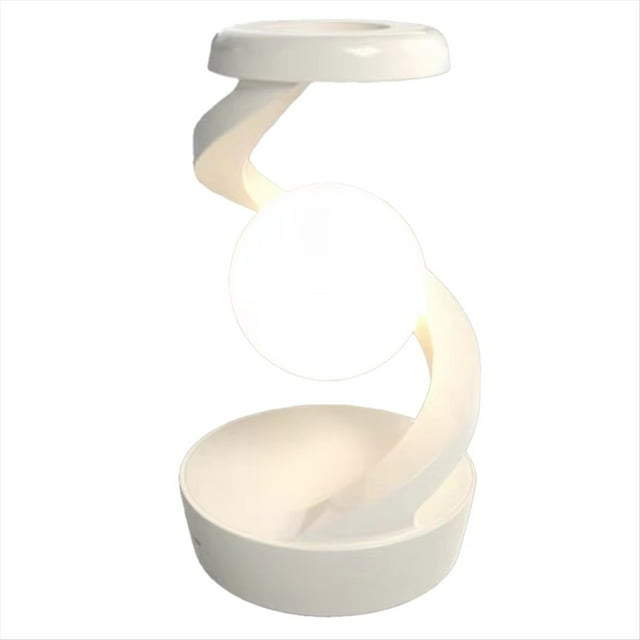 Luz LED Giratoria de 360° con Cargador Inalámbrico, Recargable e Inalámbrica, Luz LED Levitante .