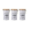 thumbnail image 1 of Tnarru 3Pcs Canister Sets for Kitchen Counter,Coffee Tea Sugar Container Set,Coffee Jar,Rustic Farmhouse Canister Sets for Farmhouse, 1 of 8