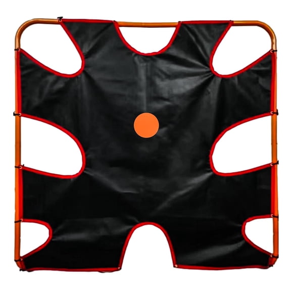 Gagalileo Lacrosse Goal Shooting Targets - 6x6ft with 9 Corner Pocket for Shooting Practice - Lacrosse Gifts for Boys and Girls - Fits Official Size Goals
