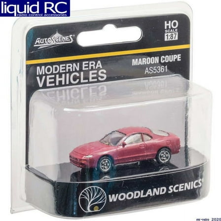Woodland Scenics Maroon Coupe New