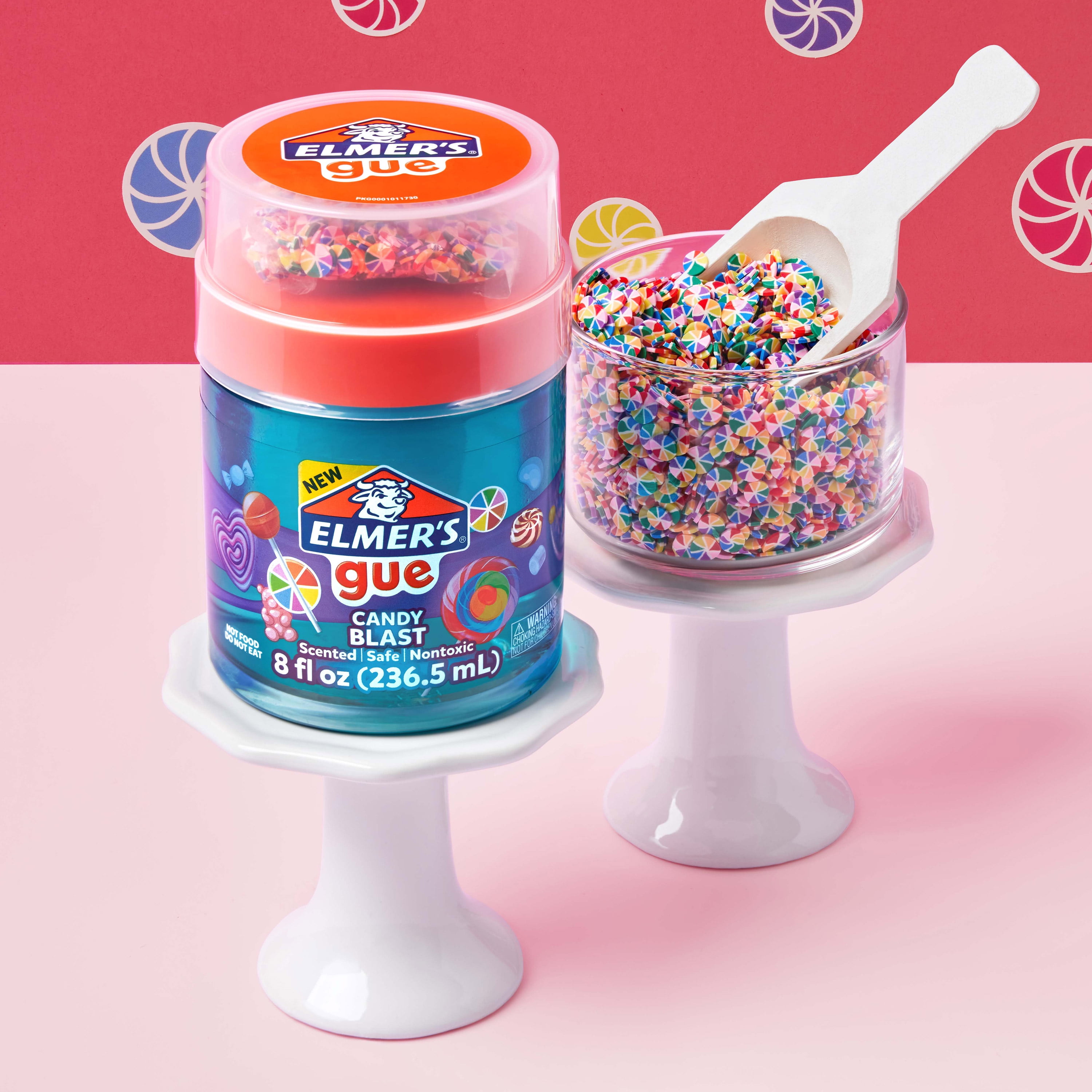 Kit De Slime Elmers Cotton Candy Fizz Y Hot Chocolate Hecho