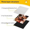 thumbnail image 4 of Magnetic Picture Frames 12 Packs-Fridge Magnetic Photo Frames-Holds 4 x 6 Inches Photos,Black, 4 of 6
