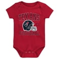 thumbnail image 3 of Infant Navy/Red/Gray Houston Texans Born to Be 3-Pack Bodysuit Set, 3 of 4