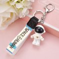 thumbnail image 3 of Coofit Handbag Keyring Fashion Cute Cartoon Spaceman Bag Charm Backpack Keychain, 3 of 6