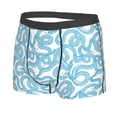 thumbnail image 2 of Wukai Blue Snake Print Men’s Underwear Breathable Boxer Briefs,&nbsp;Moisture Wicking & Breathable-Large, 2 of 7