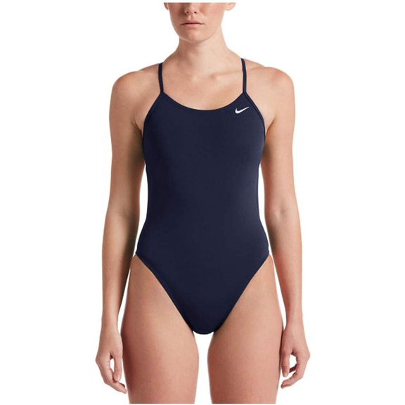Nike Women's Hydrastrong Solid Cut-Out Back One Piece Swimsuit