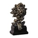 thumbnail image 3 of Estatua de cabeza de león, escultura animal, colección de figuras decorativas de arte de león, Bronce, 3 of 9