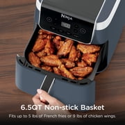 Ninja Air Fryer Pro XL 6.5-Qt, 4-in-1, Air Crisp Technology, Nonstick Crisper Plate, AF180WMBL Cyberspace