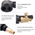 thumbnail image 2 of xinxixnxx Car Air Pump Threaded Nozzle Two In One Inflation Clamp And Materials Are Sturdy And Durable Copper Car Valve Lever Plug as shown 1Set, 2 of 6