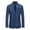 Navy, variant on Honeeladyy Mens Blazer Jacket Slim Fit Solid Color Formal Blazer Suit Jacket Red L
