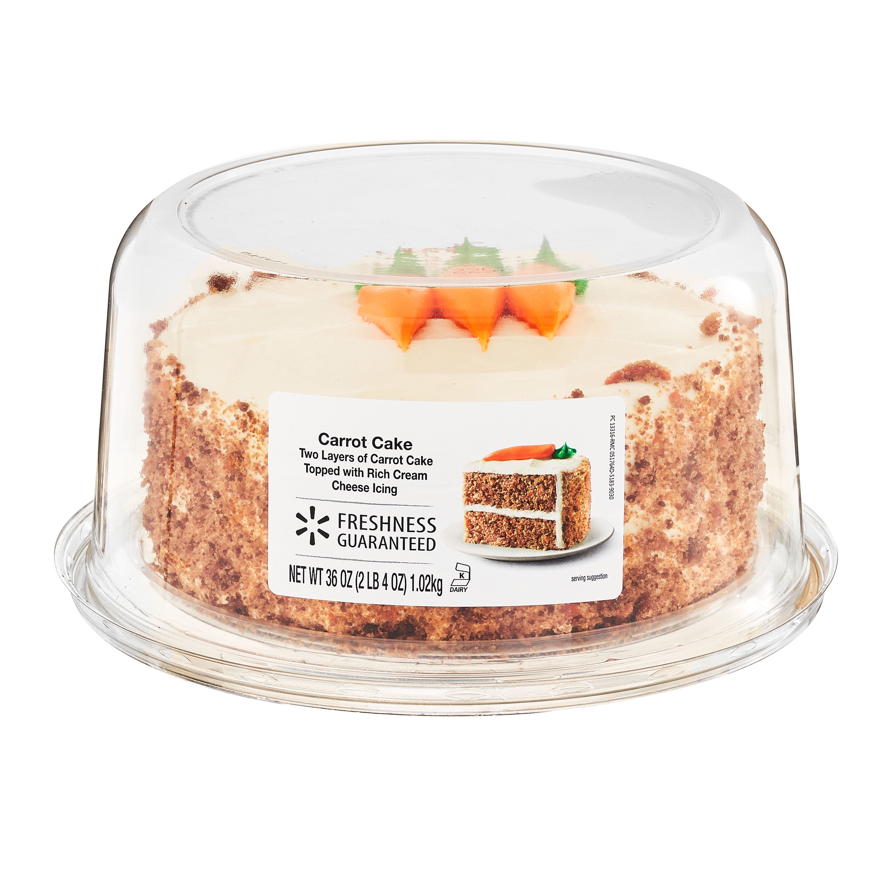 Freshness Guaranteed Carrot Cake, Cream Cheese Icing, 36 oz