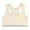 Beige, variant on Durtebeua Girls' Kids Seamless Sports Bra White,A