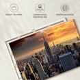 thumbnail image 6 of Elephant Stock Skyline Tower Wall Art - Horizontal Canvas Wall Art - Living Room Wall Decor - Places Canvas - Orange And Gray Decor - 12" x 8", 6 of 8