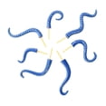 thumbnail image 2 of 7 piezas de tentáculos de monstruo marino, tentáculos de pulpo, estacas impermeables para Halloween Azul, 2 of 8