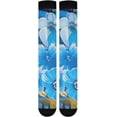 thumbnail image 7 of Coolnut Blue Flowers Compression Socks Women Men Knee High Stockings 1Pair for Sports, Running, Travel38 Gift, 7 of 7