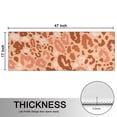 thumbnail image 5 of Kitchen Rugs Sets Of 2,Brown and Pink Of Leopard Print Anti Fatigue Kitchen Mat Rugs Non Slip Washable,Decorative Kitchen Floor Mats for Kitchen,Sink,Laundry,17"X47", 5 of 5