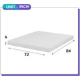 thumbnail image 7 of XF XINFENG Gel Memory Foam California King Mattress - 6" Medium-Firm, Pressure-Relieving & Cool Sleep, CertiPUR-US Certified, Bed-in-a-Box (California King Size), 7 of 7