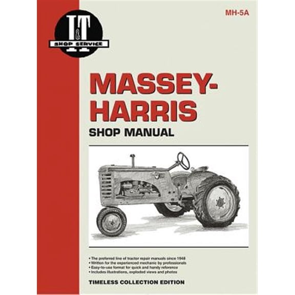 Pre-Owned Massey Harris 21 Colt, 23 Mustang, 33-555 Tractor Service Repair Manual ^