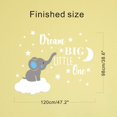 thumbnail image 4 of Dream Big Little One Elephant - Adhesivo Decorativo Para Pared, Diseño De Elefante, 4 of 4