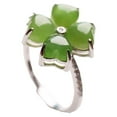 thumbnail image 2 of ZheElen Female Fashion Ring Personalized Opening Adjustable Rings Flower Jewelry Dressing Up Accessory for Party Daily Working, 2 of 6