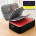 thumbnail image 1 of Document Organizer Briefcase A4 Folder Holder Men's Women's Bag Cover Purse Passport Home Safe Functional File Storage Case, 1 of 5