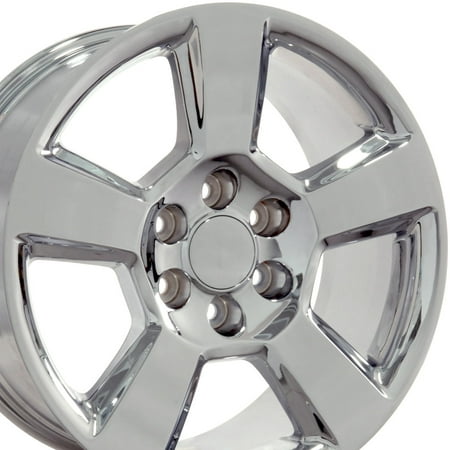20x9 Wheel Fits GM Trucks & SUVs - Chevy Tahoe Style Chrome Rim, Hollander
