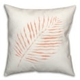 thumbnail image 2 of Creative Products Watercolor Fern Coral 18x18 Spun Poly Pillow, 2 of 3