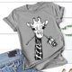 thumbnail image 1 of Pntutb Tallas grandes Mujer Manga corta 3D Animal Impreso tops Camiseta Blusa Pntutb Pntutb-2323, 1 of 3
