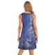thumbnail image 4 of WILLBEST Vestido Floreado Para Mujer, Vestido Playero Elegante De Verano De Color Liso, Largo Medio, Cuello Redondo, Sin Mangas, 4 of 4