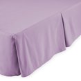 thumbnail image 3 of Bare Home Bed Skirt, Microfiber, Pleated, 15" Tailored Drop, Twin, Lavender, 3 of 5