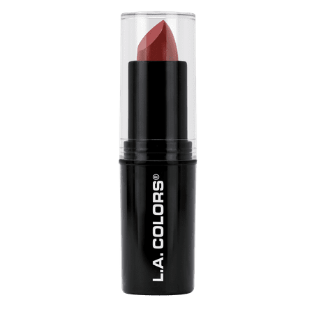 L.A. COLORS Pout Chaser Lipstick, Edgy Rose, 0.13 fl oz