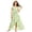 F76-Green, variant on FYDUU Flower Girl Dress Summer Girls Flutter Sleeve Floral Dresses Elegant Flowy Ruffle Long Dress Stysligh Party A-Line Sundress 11-12 Years