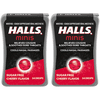 Halls Minis Cherry Flavor Sugar Free Cough Drops, 24 Mini Throat Lozenges Per Pack (48 Total Pieces) 2 Pack Double Up