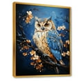 thumbnail image 2 of Designart "Sentinels Of The Enchanted Forest: The Owl" Animals Owl Floater Framed Canvas Prints, 2 of 5