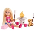 thumbnail image 1 of Set de juego Barbie Chelsea Outdoor Adventures con muñeca y mascota, 1 of 7