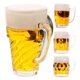 thumbnail image 1 of 4pcs Miniature Beer Mugs Tiny Beer Cups Simulation Mini Beer Mugs Doll House Props, 1 of 3