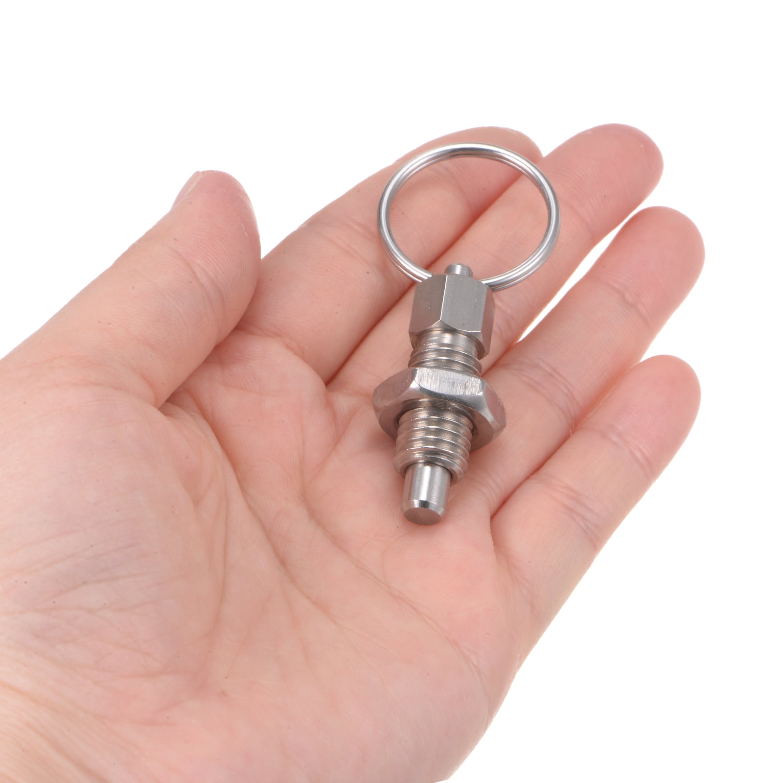 HARFINGTON 2Pcs Spring Plunger With Pull Ring M10*1.5 Thread - View #7