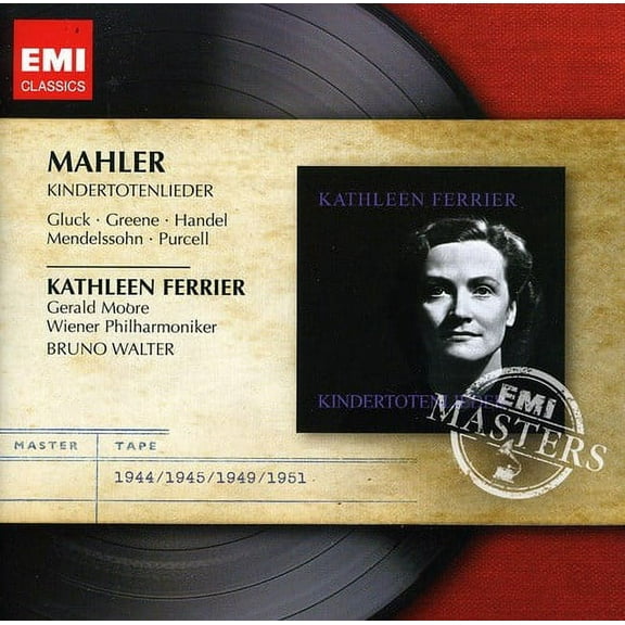 Kathleen Ferrier - Kindertotenlieder - Music & Performance - CD