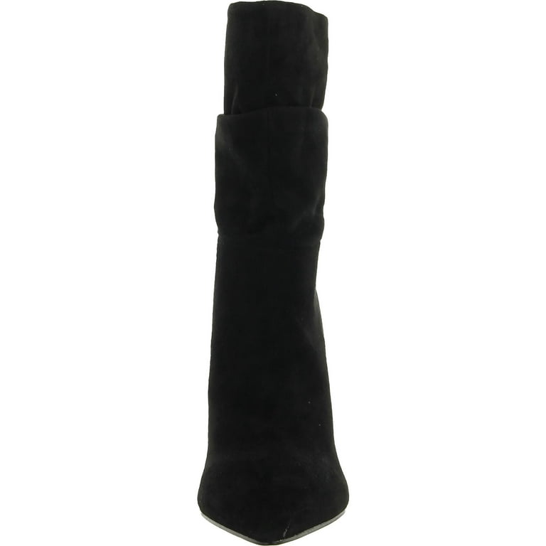 Nine West Womens JENN Suede Pointed Toe Mid-Calf Boots