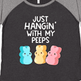 thumbnail image 4 of Inktastic Easter Hangin' with My Peeps Women's Plus Size T-Shirt, 4 of 5