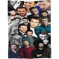 thumbnail image 3 of Blanket Chris Evans Soft and Comfortable Wool Fleece Throw Blankets Gift for Home Decoration Sofa Office car Camping Yoga Travel Home Decoration Cozy Plush Beach, 3 of 5