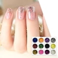 thumbnail image 2 of 12 colores Nail P-owder Nail Art Glitter P-owder pigmento luminoso TFixol Polvo para decoración de uñas, 2 of 7