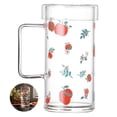 thumbnail image 4 of Bewildely 500ml / 700ml Taza linda ligera Taza de vidrio impresa con asa Taza para beber de oficina de gran capacidad Taza para beber refrigerada por aire Barra de herramientas Numero 3 Bewildely HA025872-03, 4 of 6