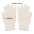 thumbnail image 4 of Elastic Full Finger Gloves Warm Thick Cycling Driving Fashion Women Men Winter Warm Knitted Woolen Outdoor Gloves, 4 of 5