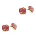 thumbnail image 2 of Jumpingount Pendientes de botón Joyería elegante Regalos Estilo simple Decoraciones de moda Accesorio Pendientes de botón brillantes Regalo de Type13 NO13, 2 of 6