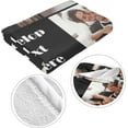 thumbnail image 6 of Personalised Photo Blanket Customized Blanket Picture Blanket Personalised for Kids Adults Birthday Anniversary Wedding Valentines Christmas Personalized Gifts 10 Photos 4 Size, 6 of 6