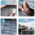 thumbnail image 2 of Roof De-Icing Cable Clips, 100 Pack Aluminum Roof Clips, 2 of 5