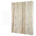 thumbnail image 3 of Cortina de ducha con 12 ganchos, 180 x 180 cm, para baño de hotel Beige, 3 of 9