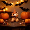 thumbnail image 5 of WYBXZ Beige Pumpkin Bear Plush, 11.81IN Soft Halloween Stuffed Animal, Lint-Free Plush Toy, Perfect Fall Harvest Home Accent Decor, 5 of 7
